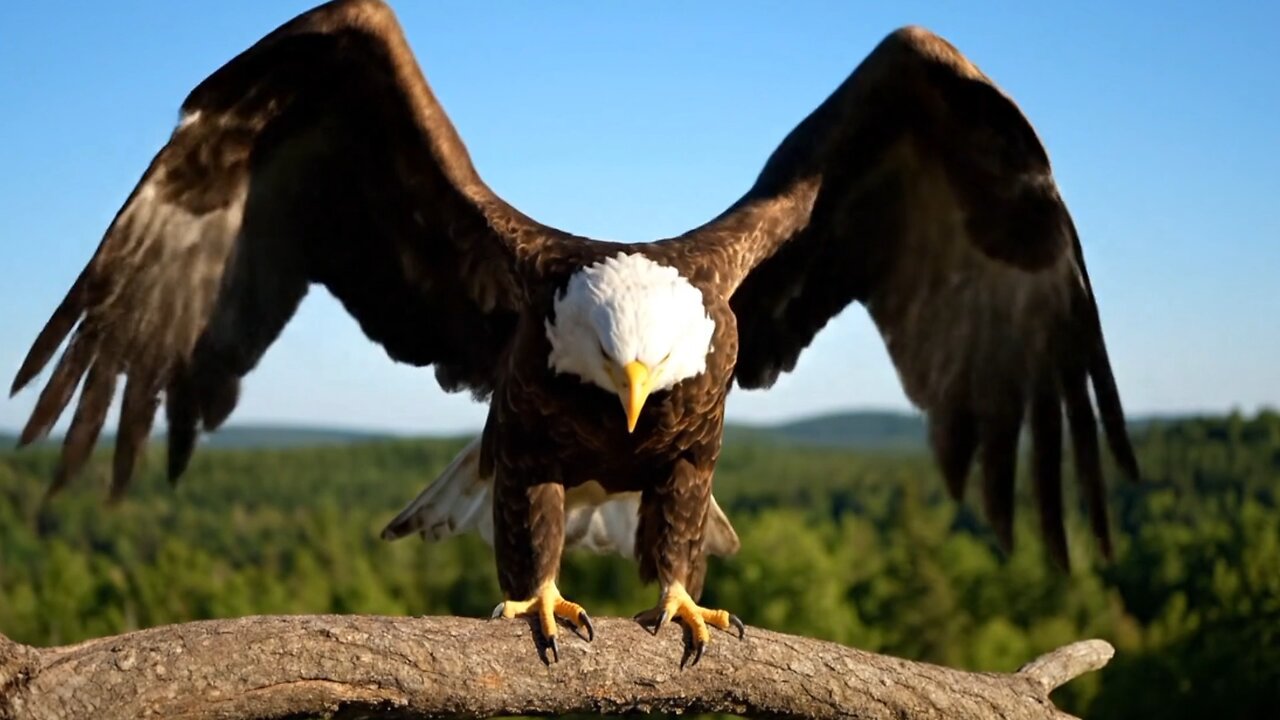 The Majesty of the Eagle in the Wild.