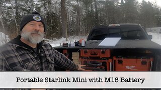 Milwaukee M18 and Starlink Mini Standby Mode for Emergencies