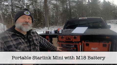 Milwaukee M18 and Starlink Mini Standby Mode for Emergencies