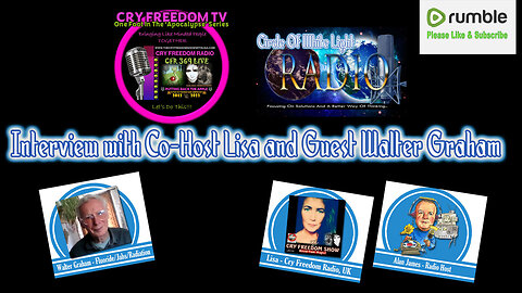 Interview with Co-Host Lisa and Guest Walter Graham - 5th July 2025