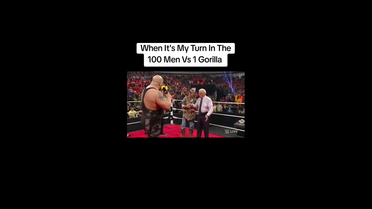 When It's My Turn In The 100 Men Vs 1 Gorilla