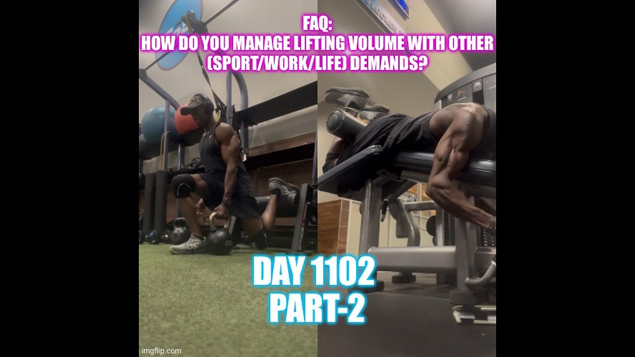 FAQ: How does one manage lifting volume with (work/sport/life) demands? (Day 1102 Part-2)