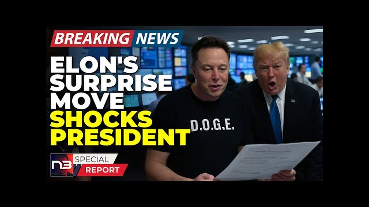 Breaking: Elon Stuns White House With Unexpected DOGE Announcement! Trump's Reaction Says All!