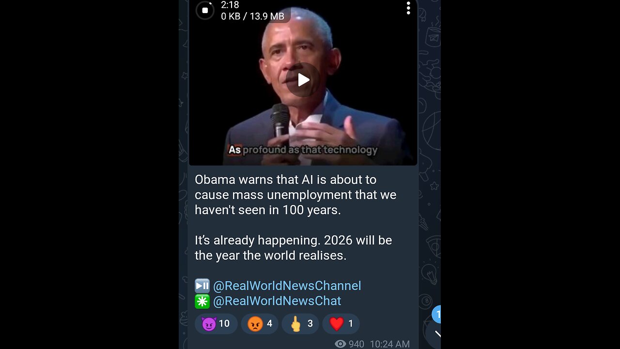 News Shorts: Obama talks A.I Taking Jobs