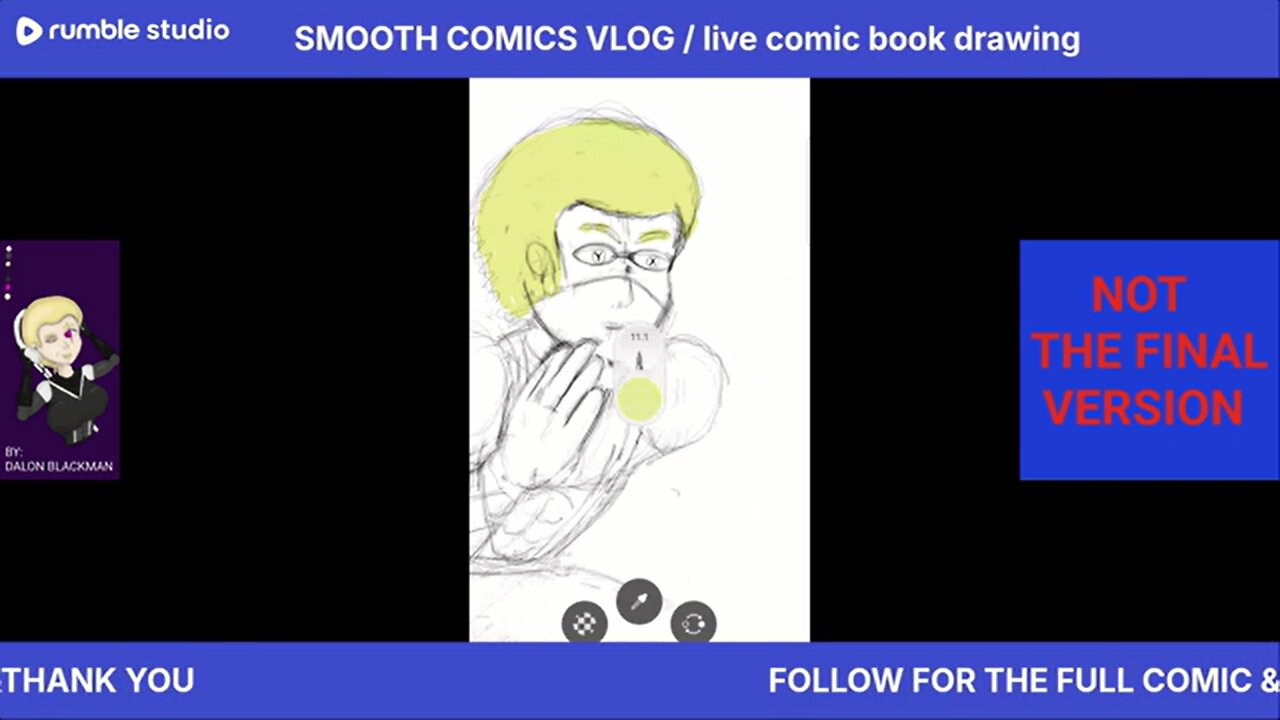 LIVE COMIC BOOK DRAWING 16