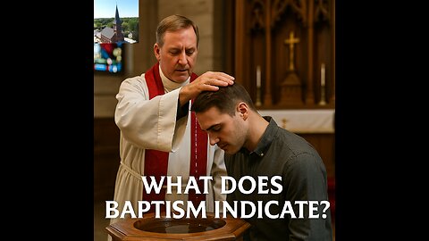 08-10-25 - What does Baptism indicate - Mark 1 [9-11]