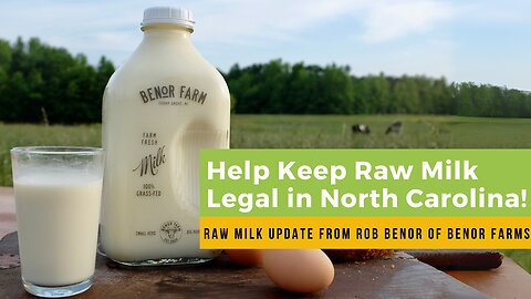 Help Save RAW MILK in North Carolina!