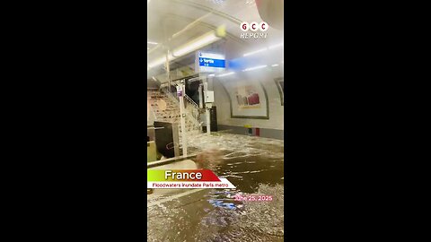 #France #Paris #flood #storm #PorteDeVersailles #metro #extremeweather #Climate