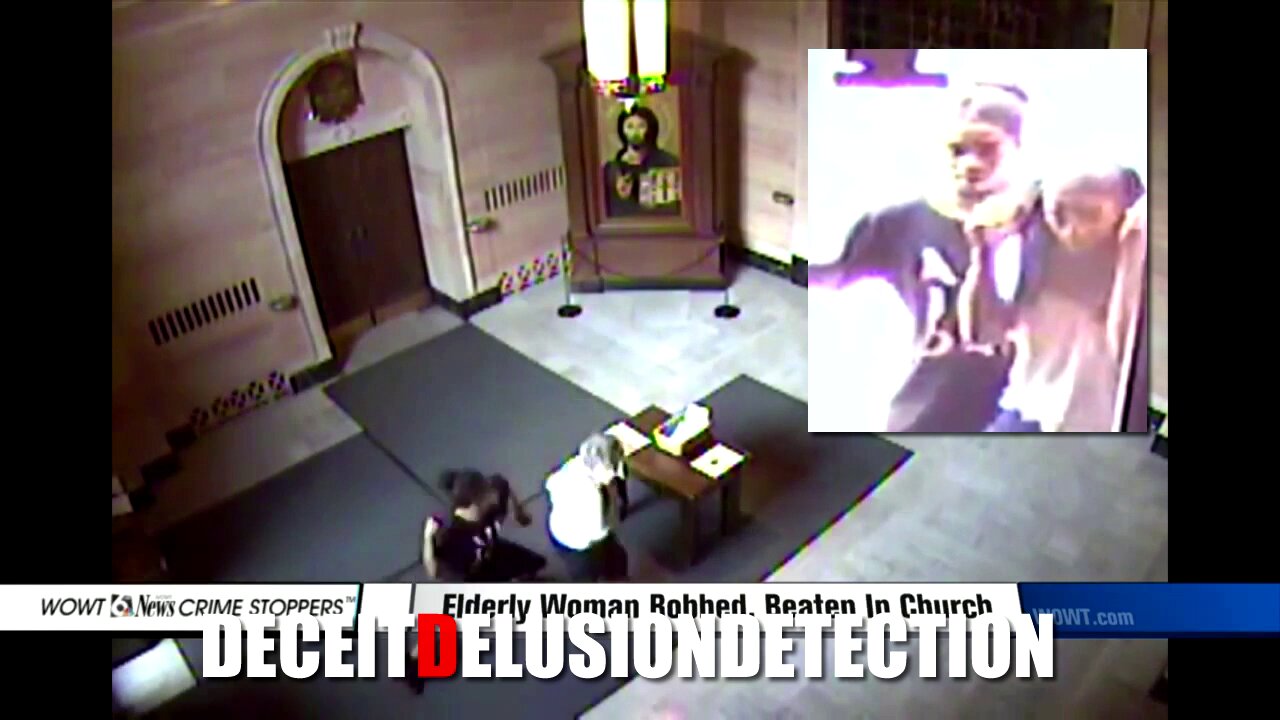 Elderly white female sucker punched and robbed by black suspects inside a church