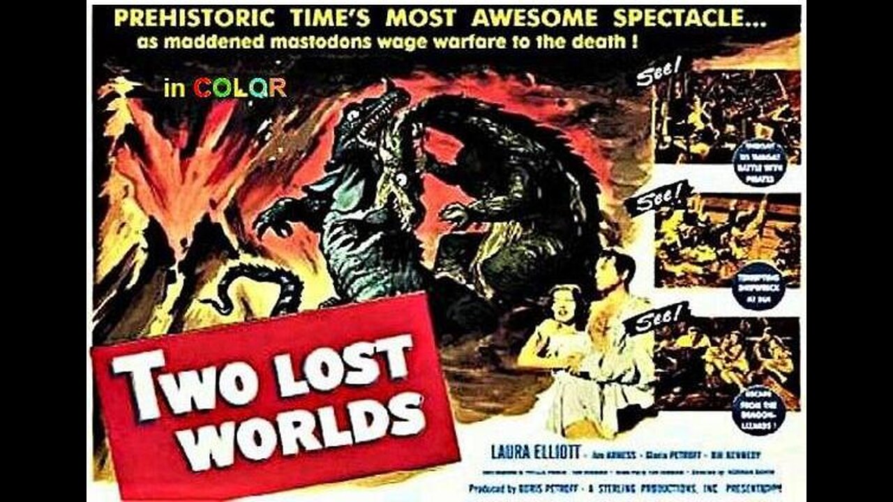 TWO LOST WORLDS 1951 in COLOR Pirates & Sailors Discover Island of Dinosaurs FULL MOVIE in HD