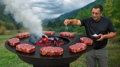 ☕🍫🥩 I Grilled A5 Wagyu Steak in Coffee & Chocolate — Shockingly Good? 🥩🍫☕