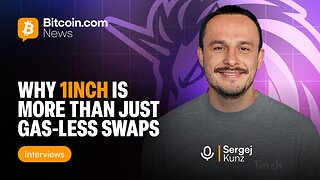 “We are the swap. 1inch is the swap,” says Sergej Kunz.