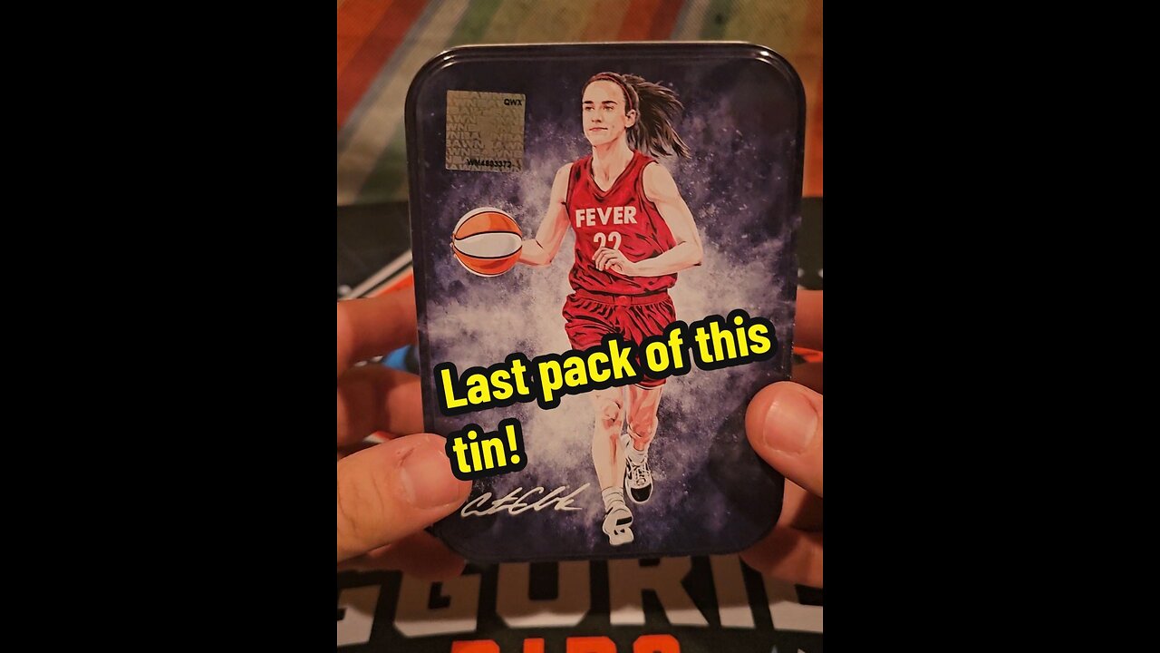 Pack 4 of this 2024-25 WNBA Prizm tin from Wal-Mart