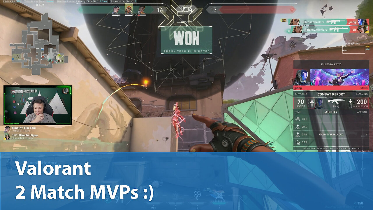 2 Match MVPs | Competitive 3W-0L | Valorant