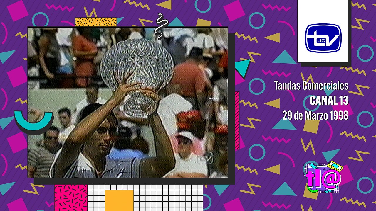 Tandas Comerciales Canal 13 (29 de Marzo 1998)