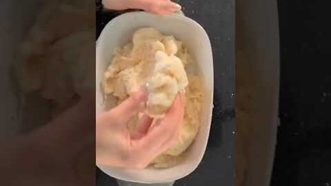 Join me as I make flourless bread #cassava #yuca #aesthetic #recipes #breakfast