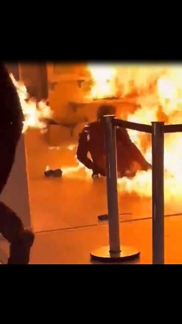 Homeless man accidently burns himself while trying to burn down lottery store in Brazil