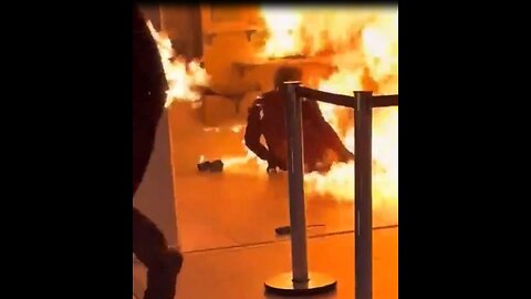 Homeless man accidently burns himself while trying to burn down lottery store in Brazil