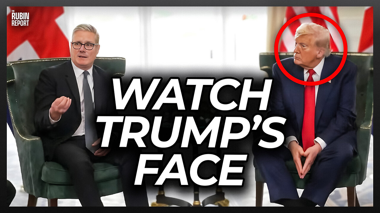 Watch Trump’s Face as Reporter Humiliates UK PM to His Face