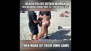 Cops handcuff and detain woman for wearing a thong