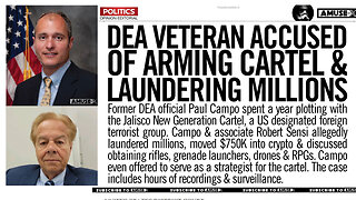 Paul Campo & Robert Sensi, Senior DEA Agents BUSTED working for CJNG Drug Cartel 👮