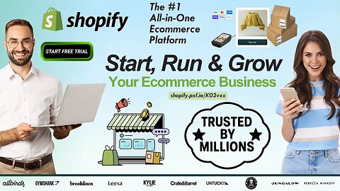 Start, Run & Grow Your Ecommerce Business with Shopify | #1 Ecommerce Platform – Start Free Today
