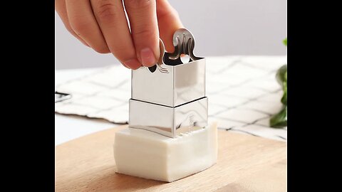 Stainless Steel Chrysanthemum Japanese Tofu Cutter, Easy to Clean and Use, for Kitchen, Party