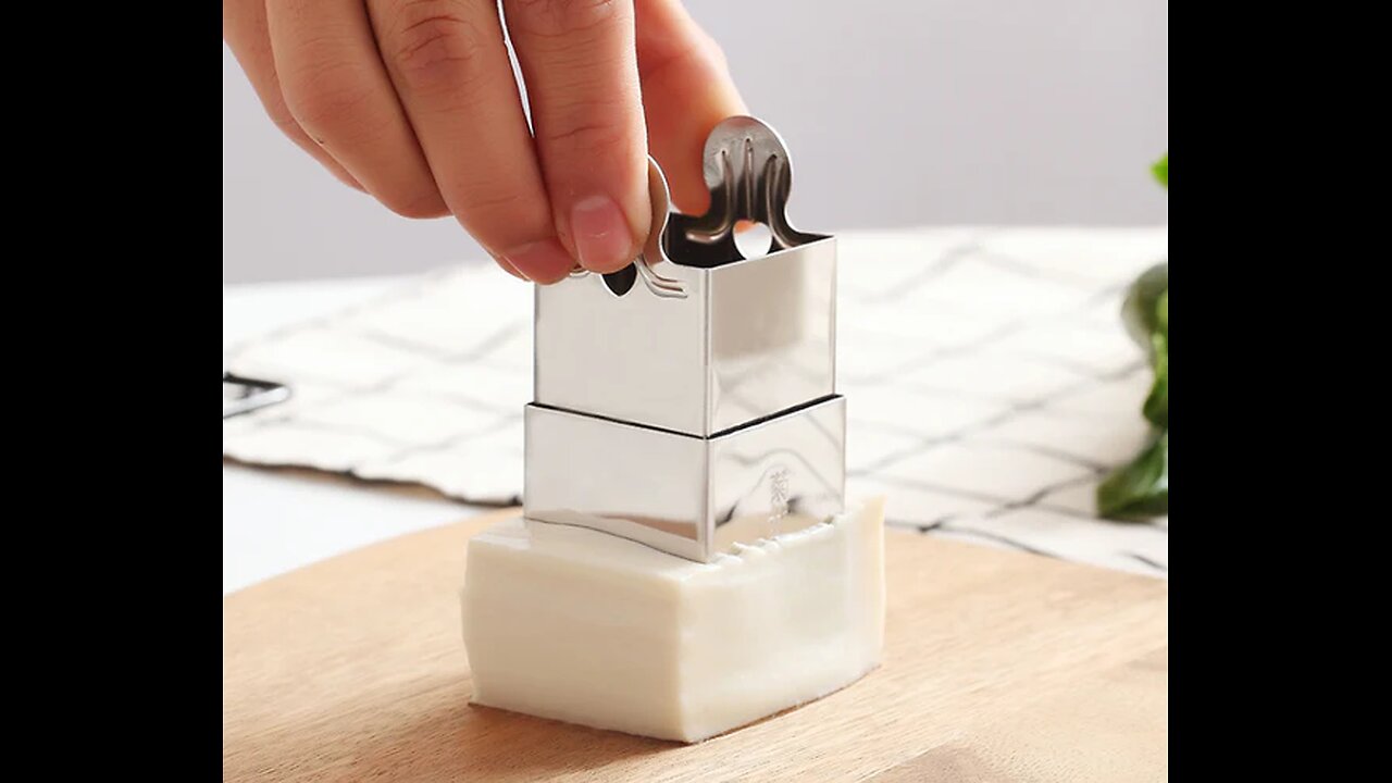 Stainless Steel Chrysanthemum Japanese Tofu Cutter, Easy to Clean and Use, for Kitchen, Party