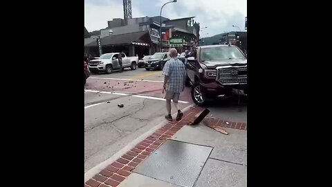 Video of Multiple Vehicle Crash in Gatlinburg, Tennessee