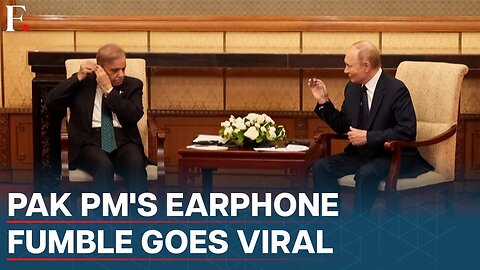 Sharif Tells Putin "Pakistan Respects India-Russia Ties"; His Headset Fumble Sparks Memefest | N18G