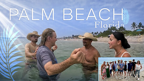 A Beautiful Baptism of Covenant in the Atlantic Ocean - Palm Beach, FL | 6.29.25