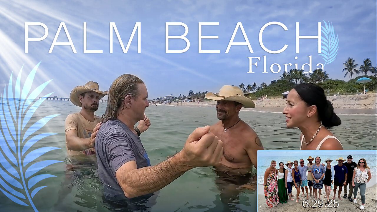 A Beautiful Baptism of Covenant in the Atlantic Ocean - Palm Beach, FL | 6.29.25