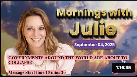 Julie Green subs GOVERNMENTS AROUND THE WORLD ARE ABOUT TO COLLAPSE