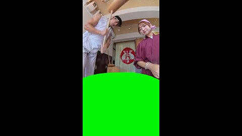 Yosho! Hai Yay Yay Yay! | Green Screen #matcha #muscle #mochi #funny #capcut #videoideas #fyp