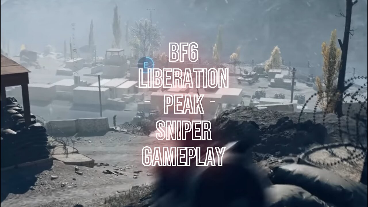 Battlefield 6 Liberation Peak Sniper Gameplay