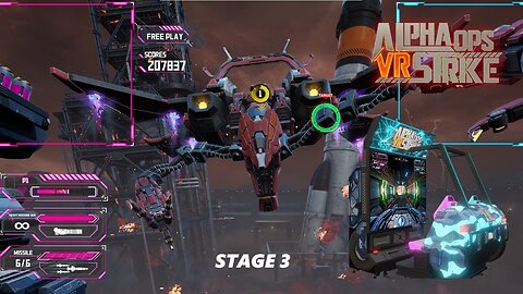 Alpha Ops VR Strike Stage 3 Gameplay - 3MindWave/Sega Amusements
