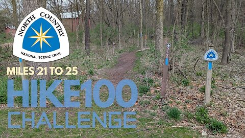 100 MILES on the NCT, Part 5, Miles 21 - 25 | Full Hike POV | Hiking, Nature ASMR | Fallasburg, MI