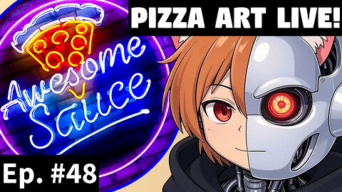 Awesome Sauce PIZZA ART LIVE Ep. #48: DasThief from Losing@
