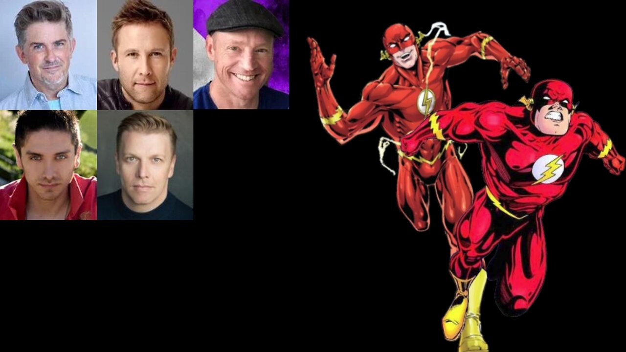 Animated Voice Comparison- Flash / Wally West (Flash)