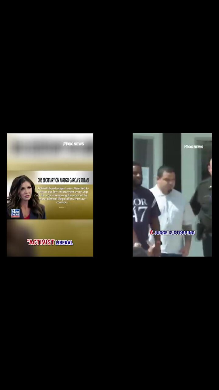 RELEASED! DHS Sec Noem TORCHES Judge after ILLEGAL ALIEN Abrego Garcias release