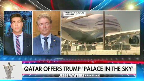 Senator Rand Paul Condemns Trump Accepting The Gifted Luxury Jet From Qatar