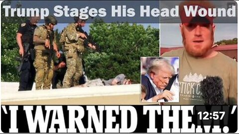"Trump Showcases His Head Injury"