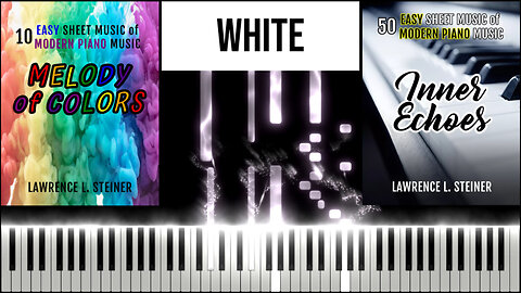 WHITE – Melody of Colors | Piano Tutorial & MIDI Visualization