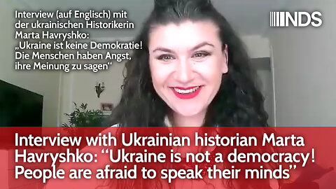 Interview with Ukrainian historian Marta Havryshko: “Ukraine is not a democracy!” | NDS