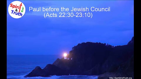 Paul before the Jewish Council (Acts 22:30-23:10)