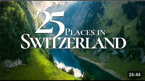 25 Most Beautiful Places to Visit in Switzerland 4K 🇨🇭 | Stunning Lakes & Mountains