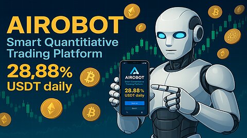 AIROBOT Smart Quantitative Trading Platform 28.88% USDT daily!