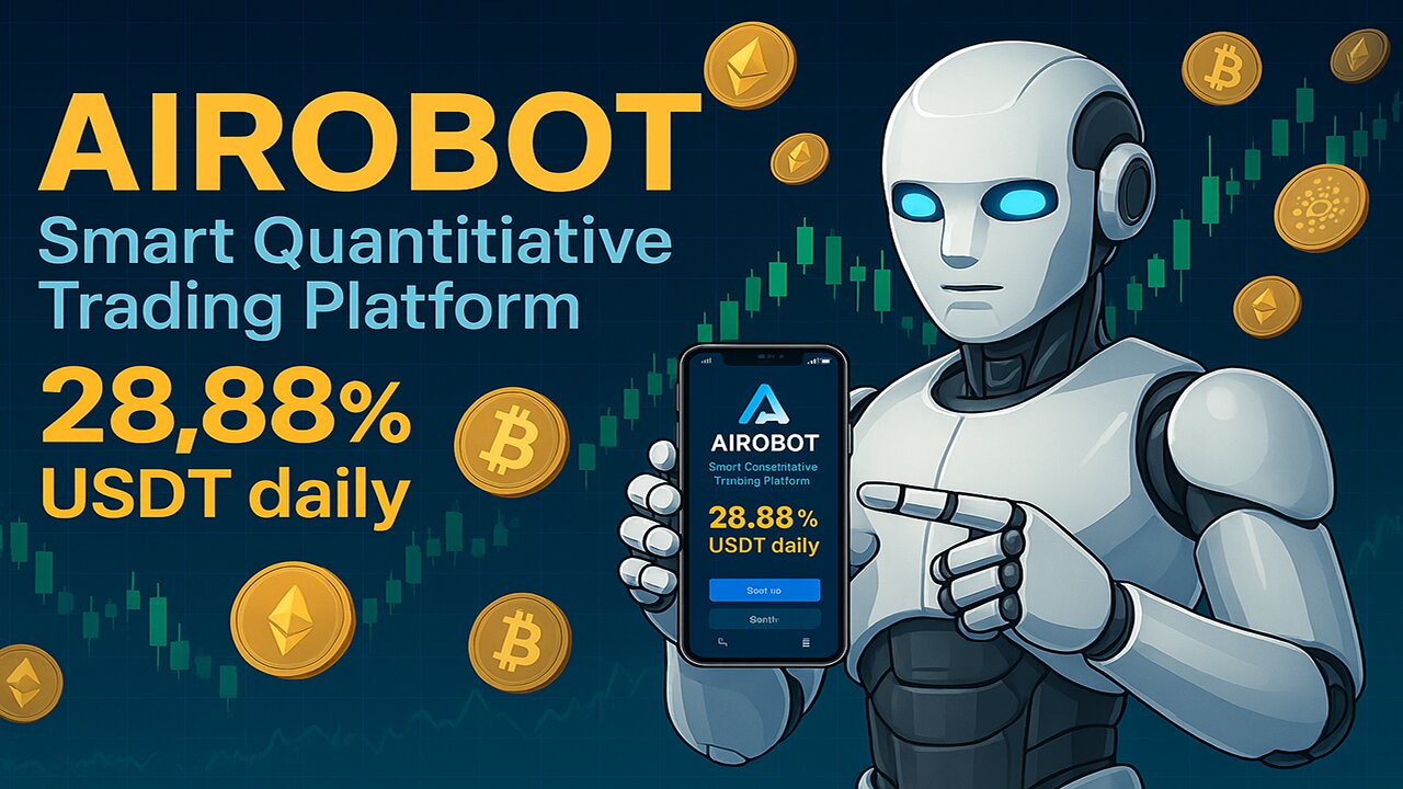AIROBOT Smart Quantitative Trading Platform 28.88% USDT daily!