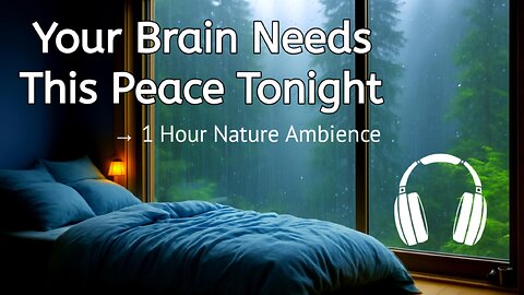 Pure Nature Meditation Ambience: Rain + Birds + Soft Music for Sleep & Mindfulness