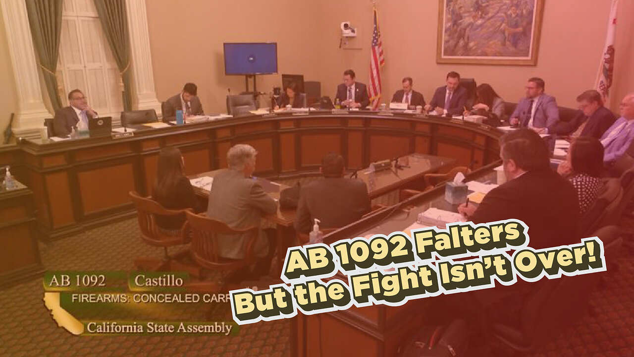 AB 1092 Falters – But the Fight Isn’t Over!